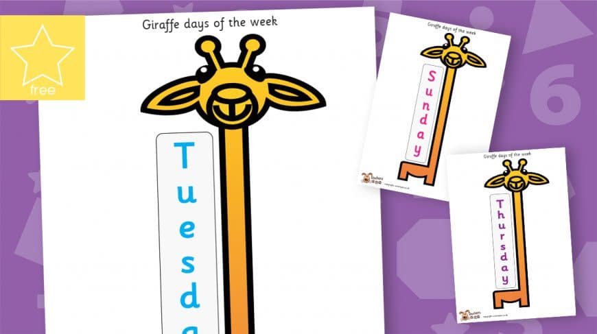 giraffe days of the week