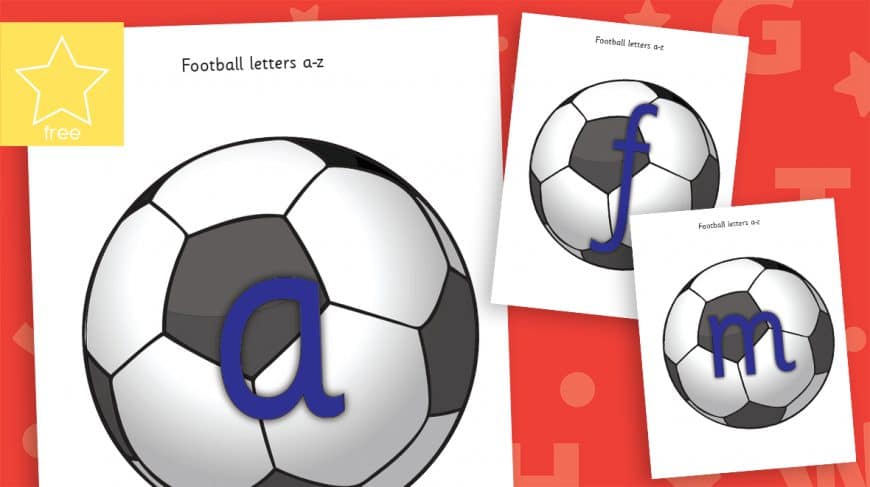 football lower case letters