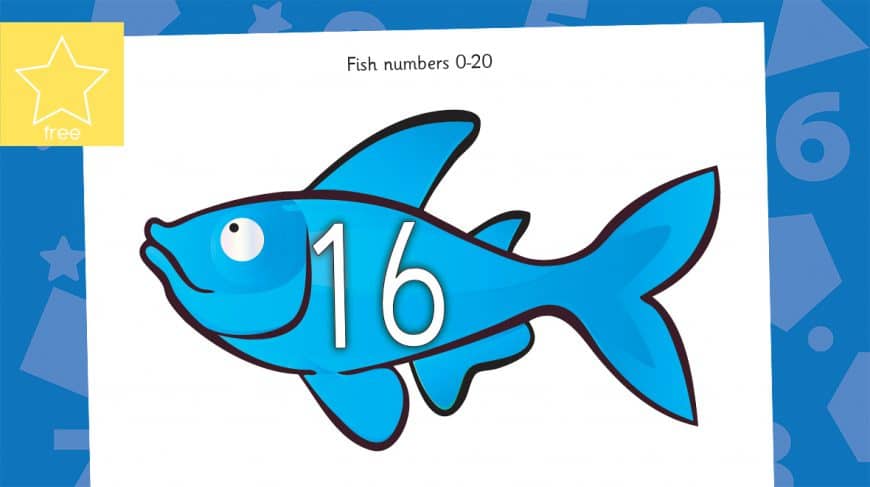 fish numbers counting to 20