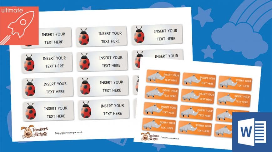 editable badge set 3