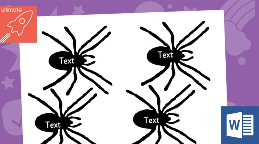 editable spider labels