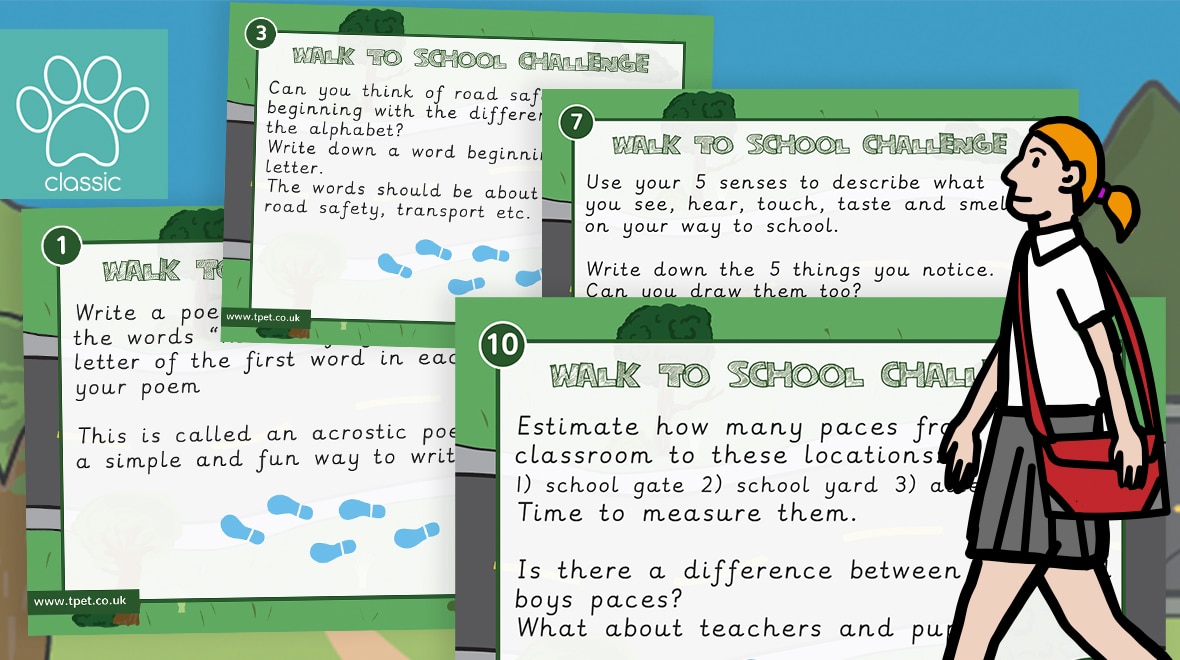 Teacher's Pet » Walk to School Road Safety Challenges