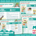 It’s a Wrap Lesson Plans | Shapes with 4 Sides | Week 12 | Reception Autumn Maths